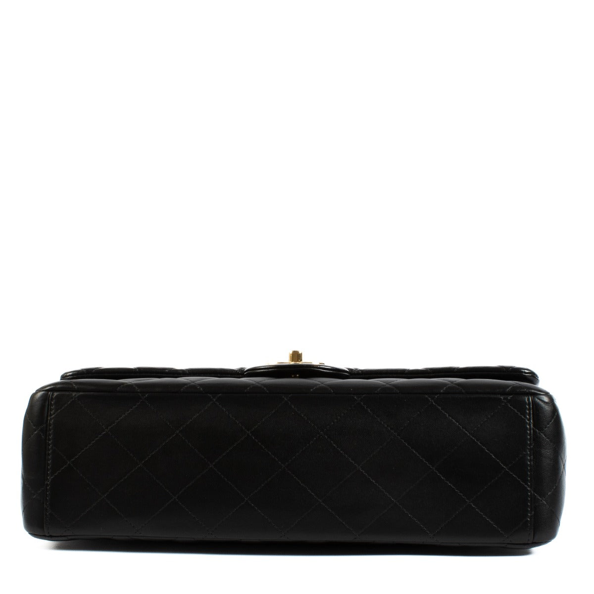 Sac Chanel Maxi Classic en agneau noir