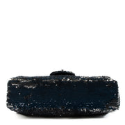 Shop safe online at Labellov in Antwerp, Brussels and Knokke this 100% authentic second hand Chanel Blue Sequin Coco Cuba Flap Bag