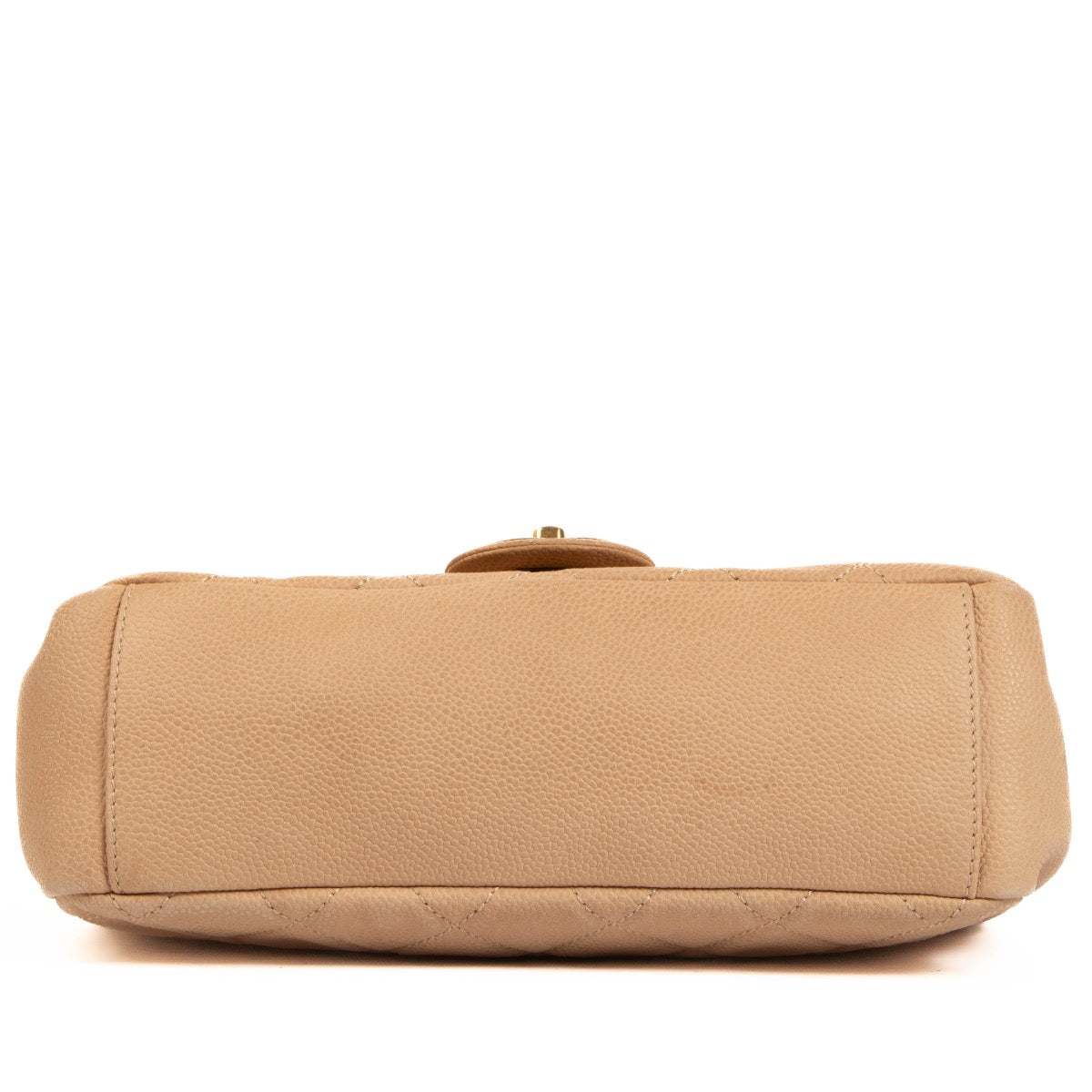 shop 100% authentic second hand Chanel Beige Caviar Flap Bag with Handle on Labellov.com