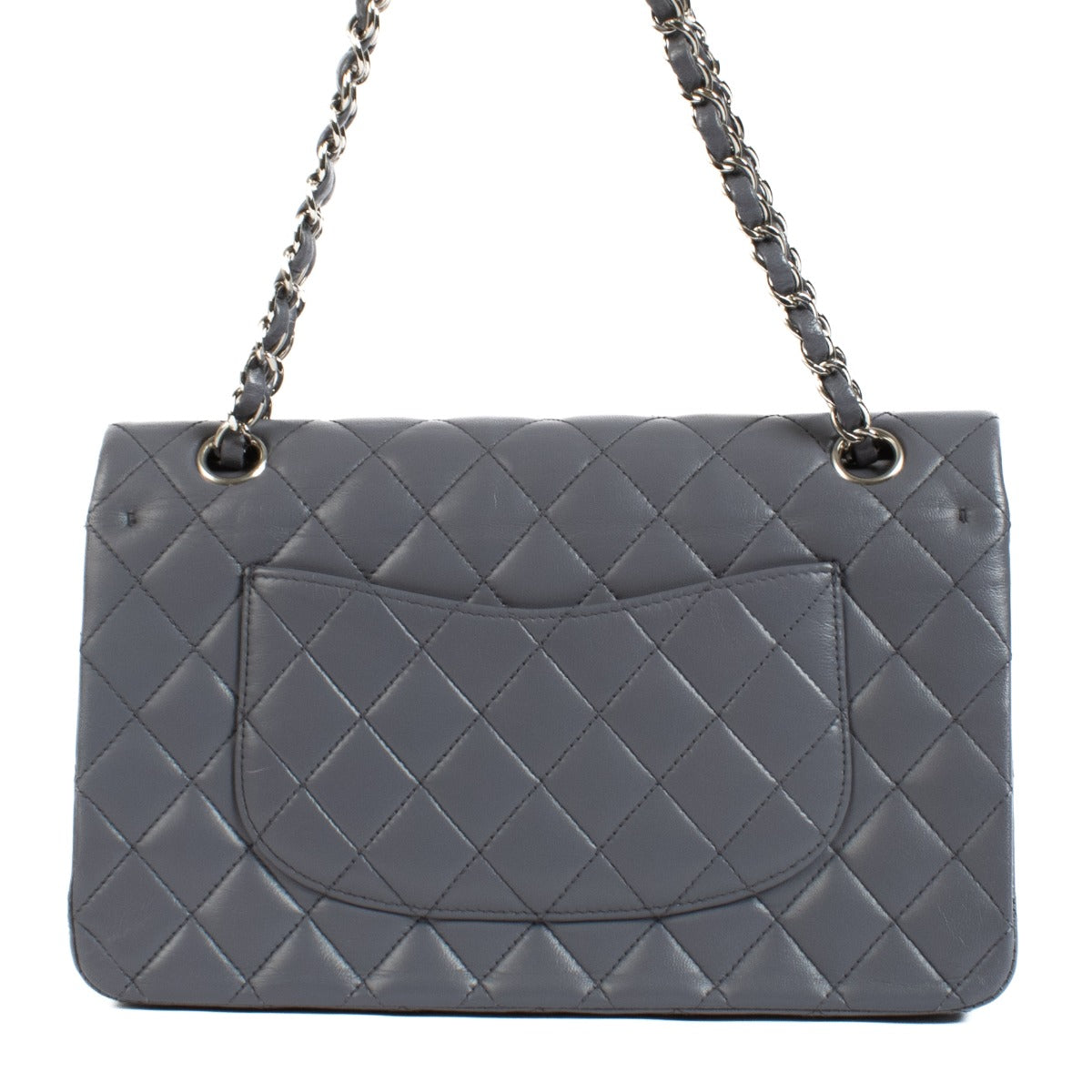 Chanel Mauve Lamsleer Medium Classic 11.12 Tas
