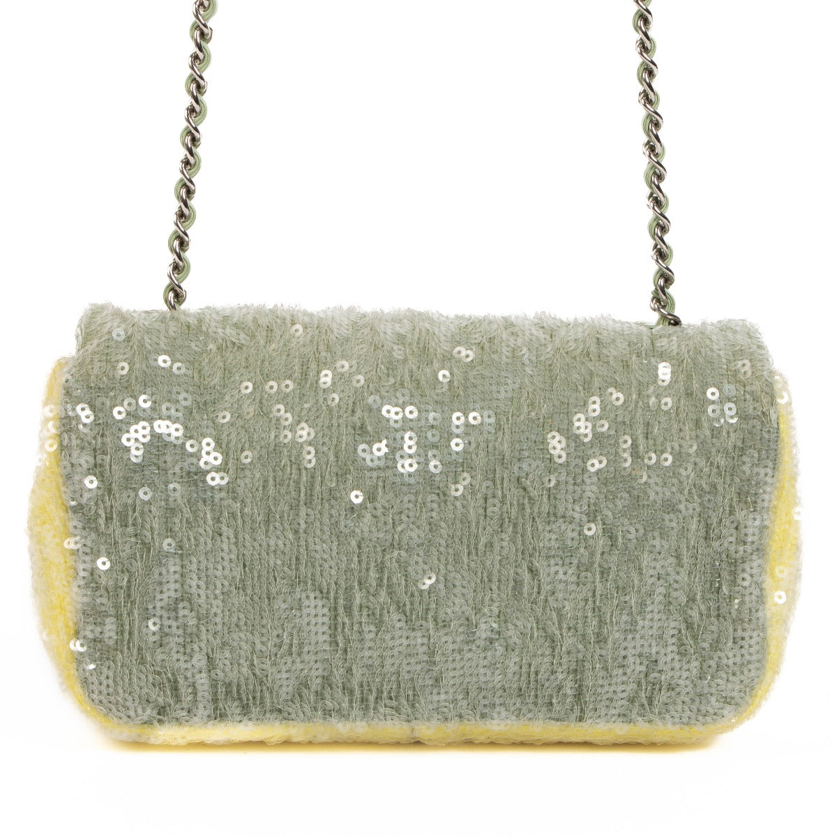 Chanel 18S Waterfall Sequin Mini Classic Tas