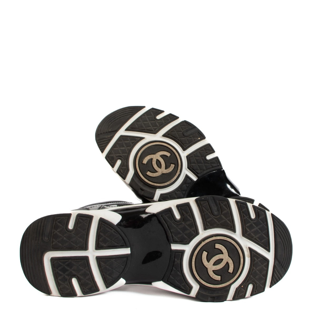 Chanel 18S Zwarte PVC Transparante Sneakers - Maat 39