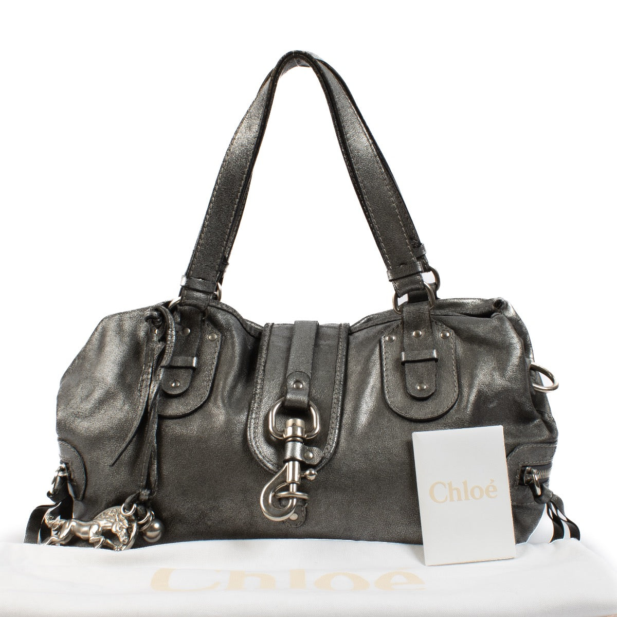 shop 100% authentic second hand Chloé Silver Handbag on Labellov.com