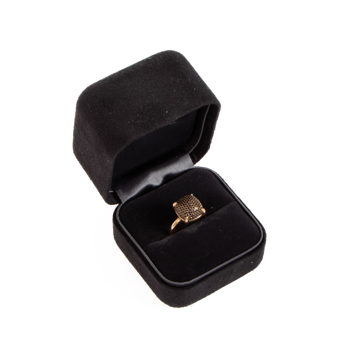 Tiffany & Co. Paloma's Sugar Stacks Black Spinel 18k Rose Gold Ring