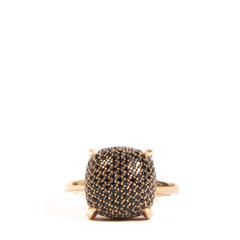 Tiffany & Co. Paloma's Sugar Stacks Black Spinel 18k Rose Gold Ring
