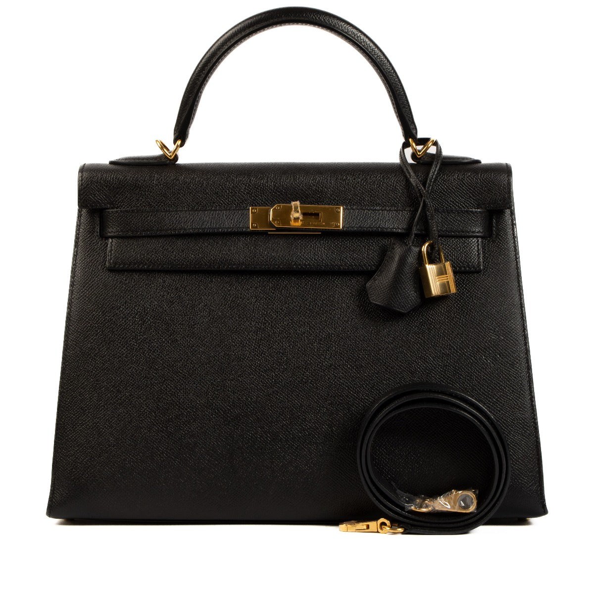 Hermès 2015 Kelly 32 Black Epsom