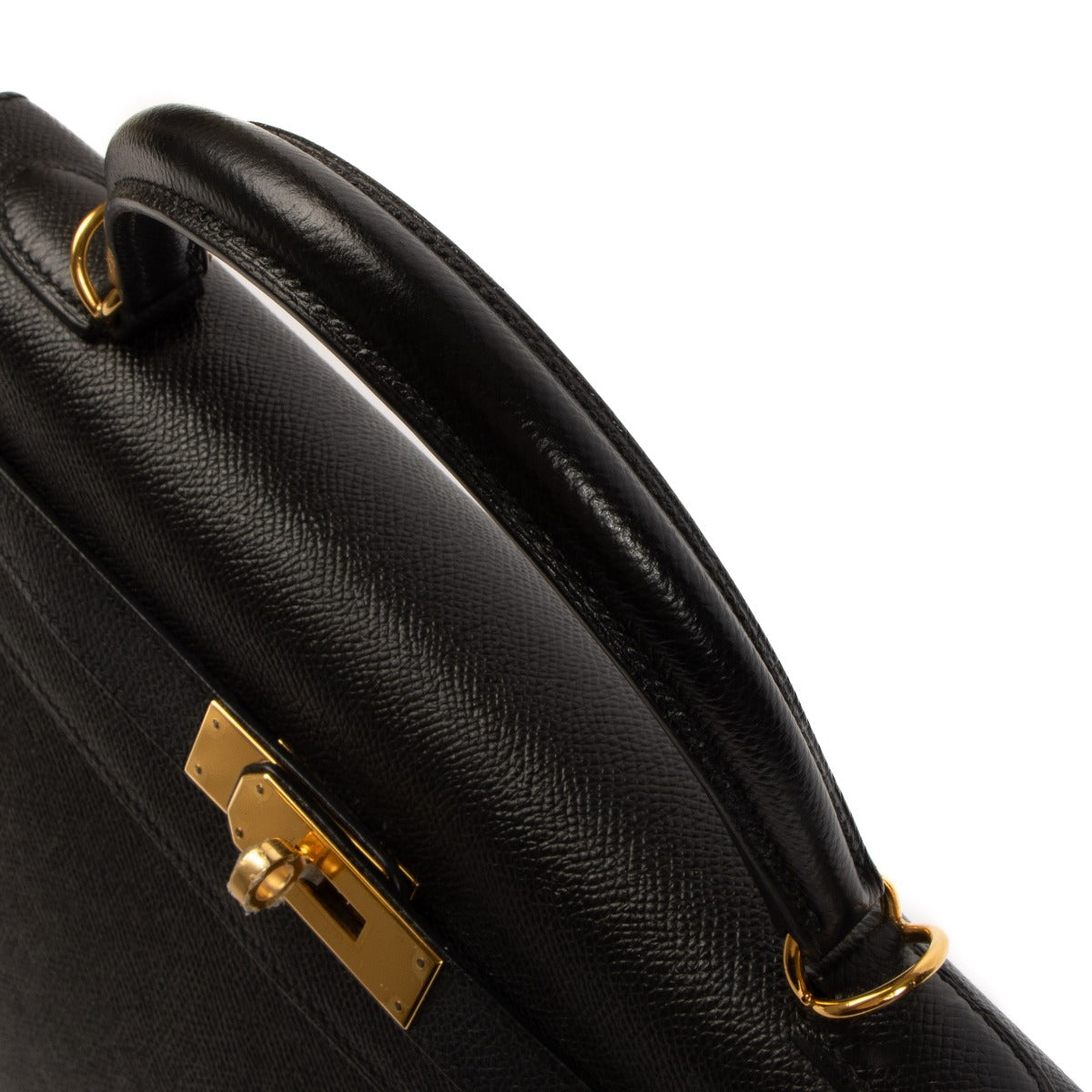 Hermès Kelly 32 Zwart Epsom GHW