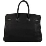Shop vintage second hand pre-owned 2014 Hermès Birkin 35 Black Togo on www.labellov.com