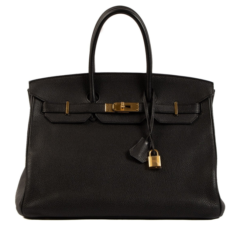 Hermès 2014 Birkin 35 Black Togo