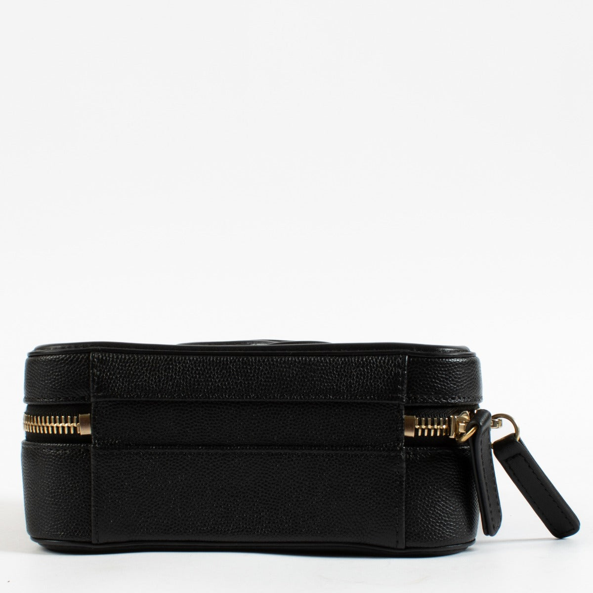 Chanel Black CC Filigree Small Vanity Case