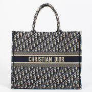 Authentic pre-loved Christian Dior Blue Oblique Large Book Tote on Labellov.com