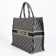 Authentic pre-loved Christian Dior Blue Oblique Large Book Tote on Labellov.com