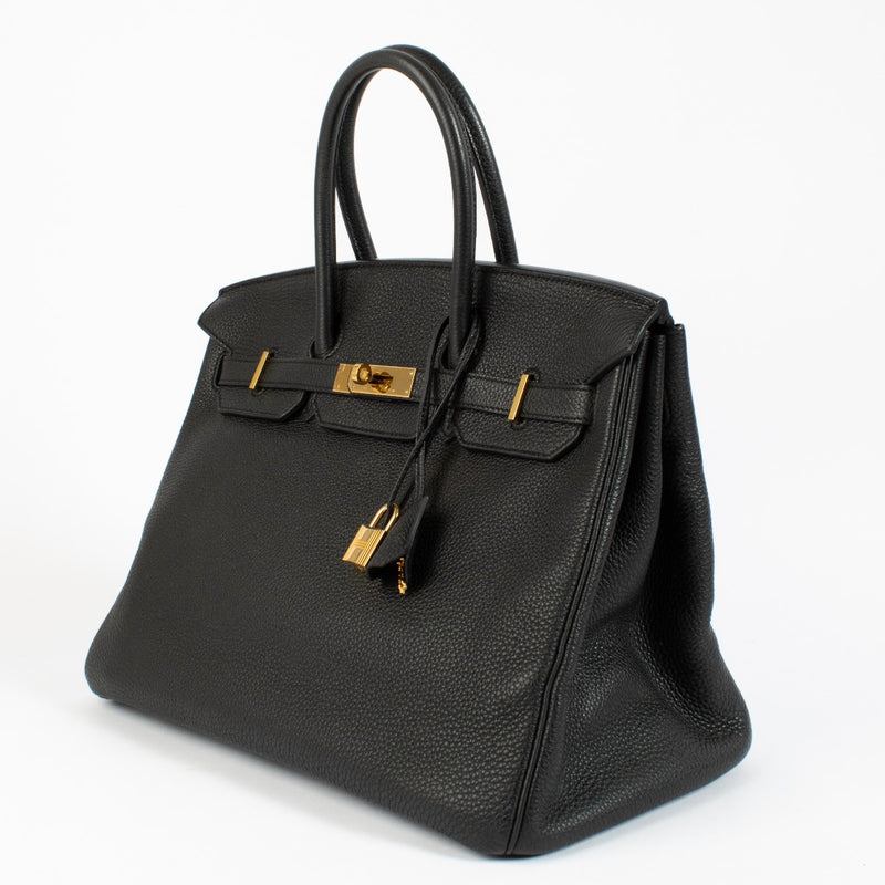 Hermès Birkin 35 Zwart Togo GHW