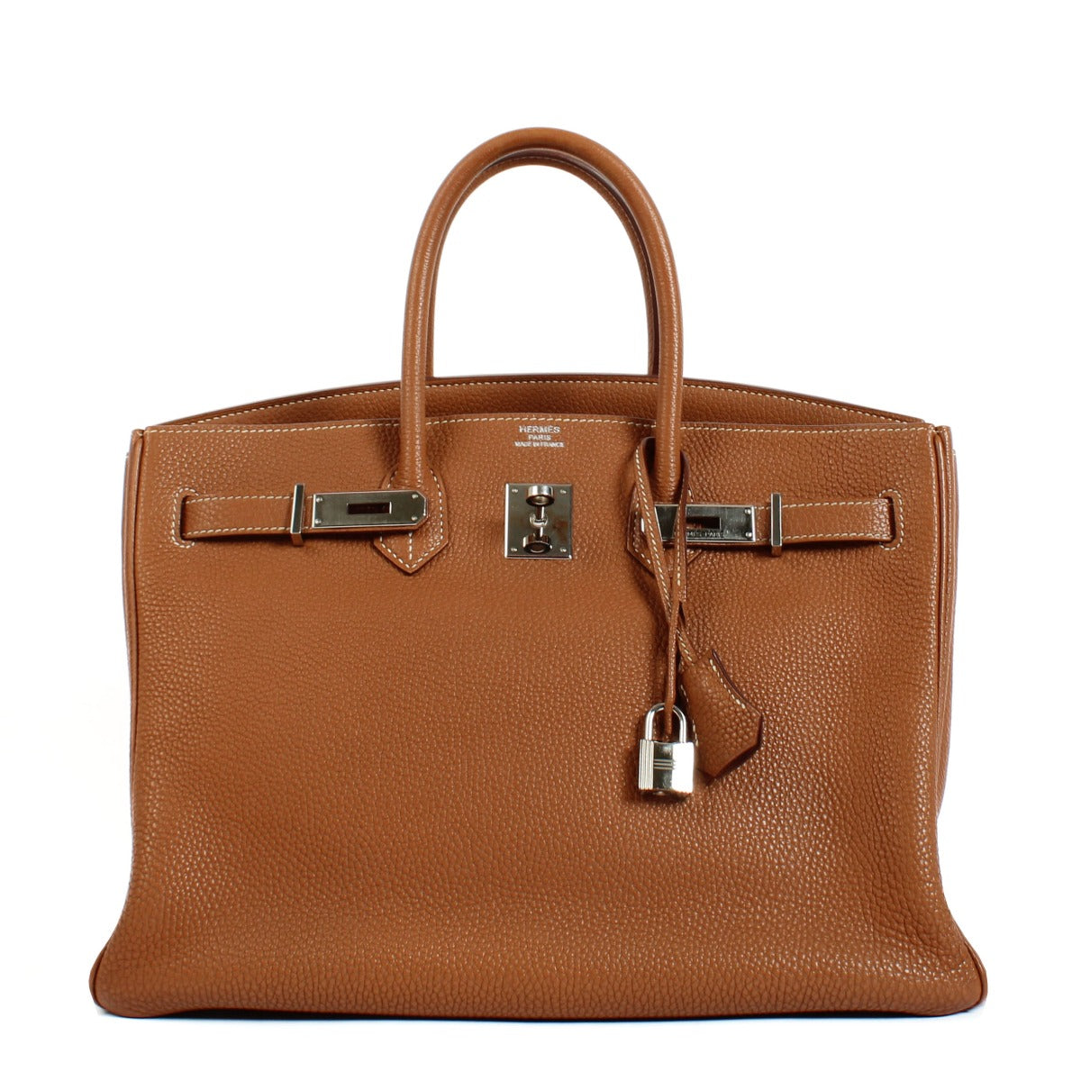 Buy authentic second hand pre-owned Hermès 2009 Birkin 35 Gold Togo Palladium Hardware on www.labellov.com
