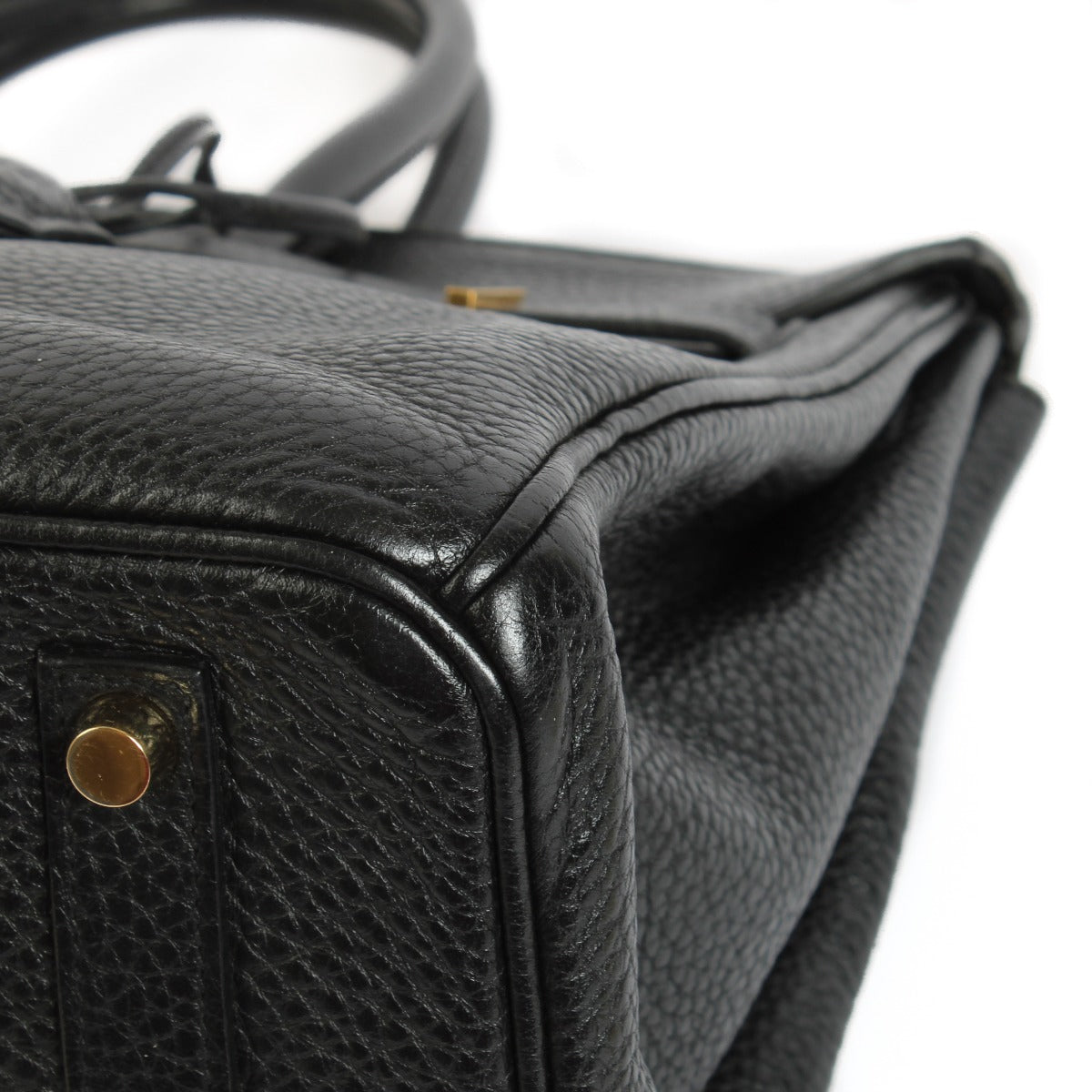 achetez seconde main Hermes Birkin 35 Noir taurillon Clemence dans www.labellov.com