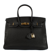 Hermès Birkin 35 Black Togo GHW