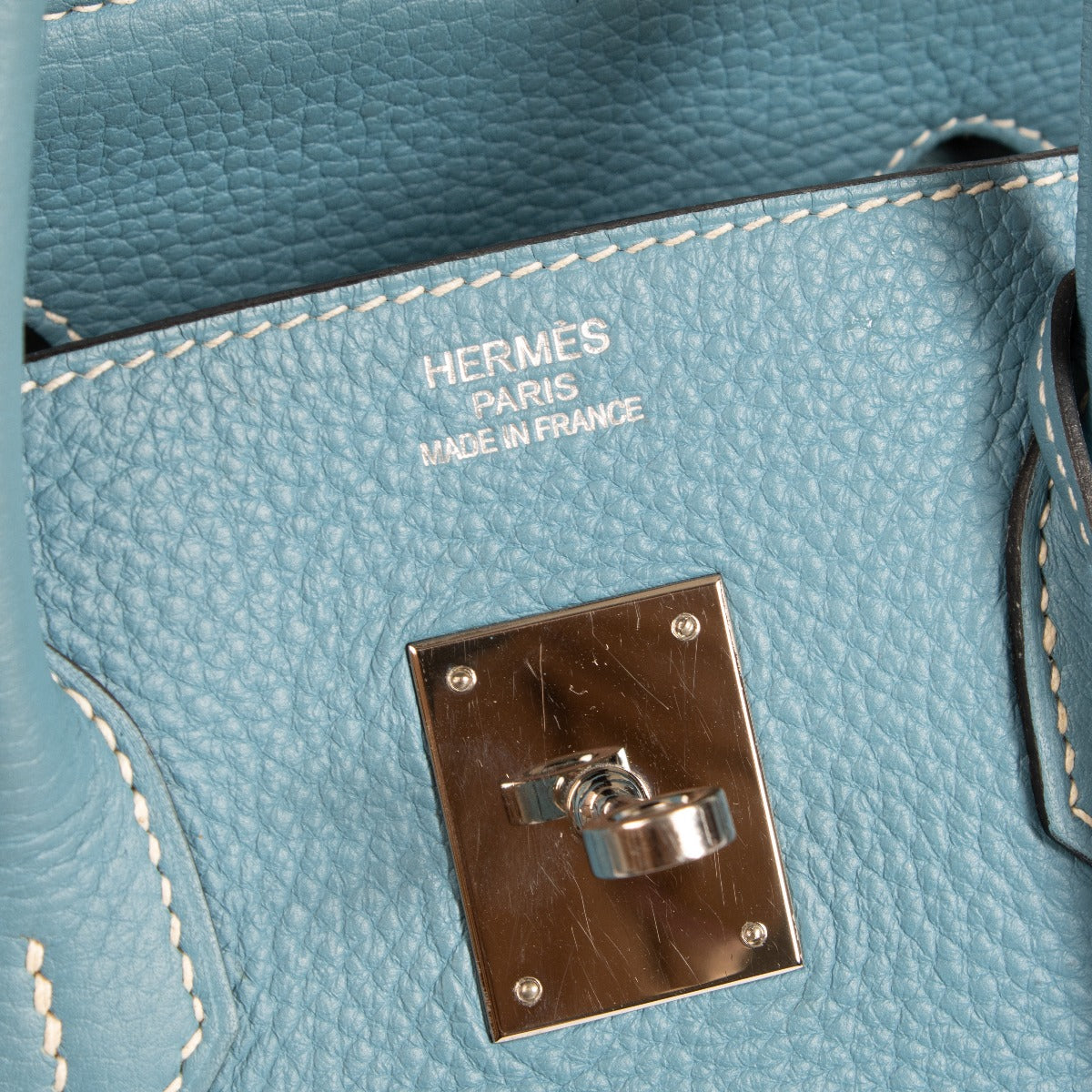 Hermès Birkin 35 Bleu Jean Clemence PHW