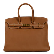 Hermès Birkin 35 Gold Fjord GHW