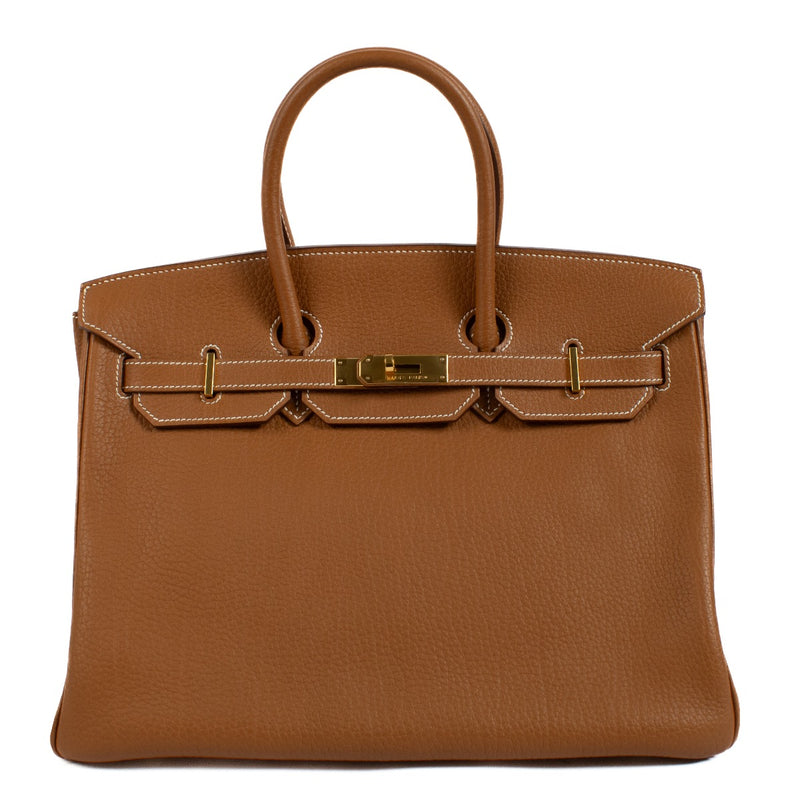 Hermès Birkin 35 Gold Fjord GHW