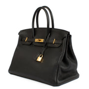 Hermès Birkin 35 Black Togo GHW