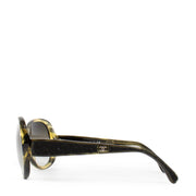 shop 100% authentic second hand Chanel Green Sunglasses on Labellov.com