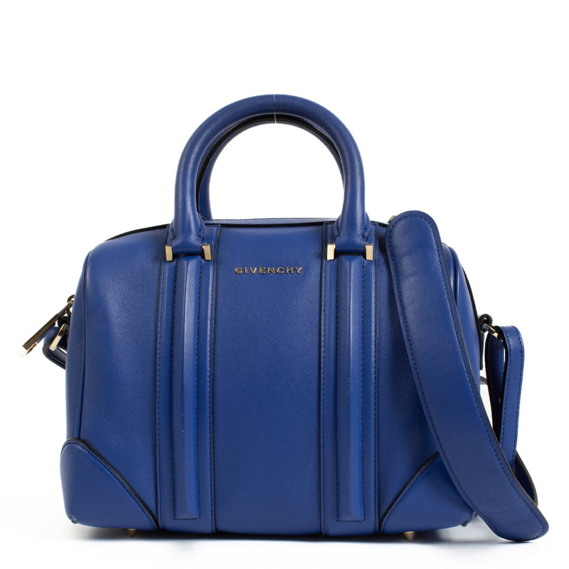 shop 100% authentic second hand Givenchy Blue Lucrezia Mini Handbag on Labellov.com