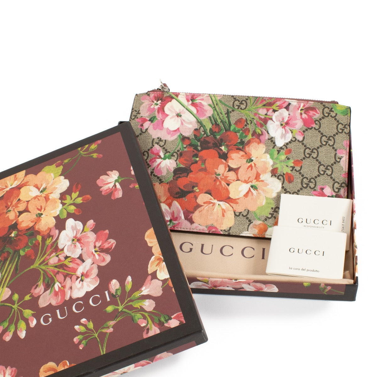 shop 100% authentic second hand Gucci GG Floral Clutch on Labellov.com