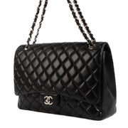 Shop 100% authentic second-hand Chanel Black Lambskin Maxi Classic Single Flap Bag on Labellov.com