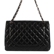 Shop 100% authentic second-hand Chanel Black Lambskin Maxi Classic Single Flap Bag on Labellov.com