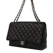 Chanel Black Caviar Maxi Classic Single Flap Bag for the best price at Labellov.