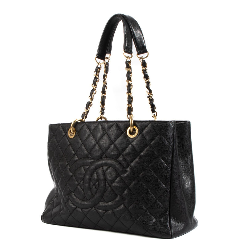 Shop 100% authentic second-hand Chanel Black Caviar GST Grand Shopping Tote Shoulder Bag on Labellov.com