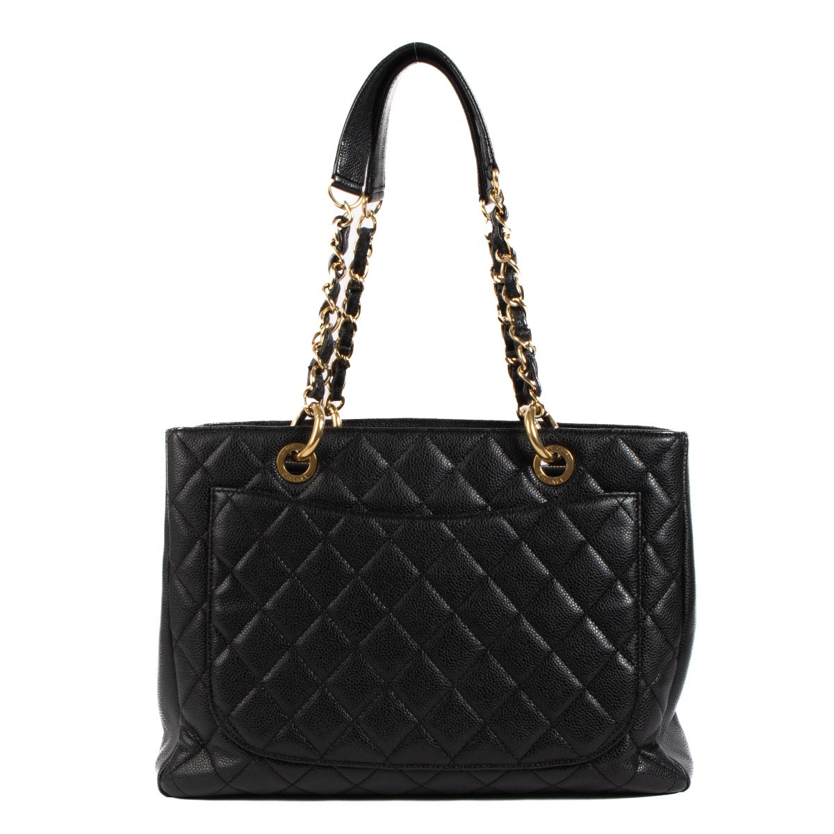 Shop 100% authentic second-hand Chanel Black Caviar GST Grand Shopping Tote Shoulder Bag on Labellov.com