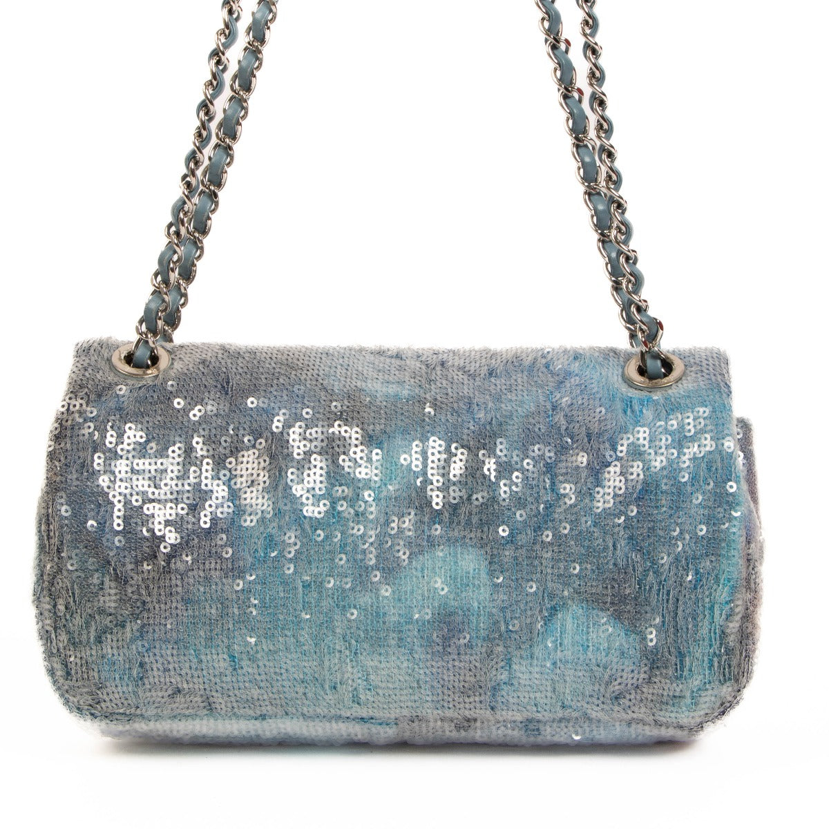 Chanel 18S Waterfall Sequin Small Classic Flap Bag