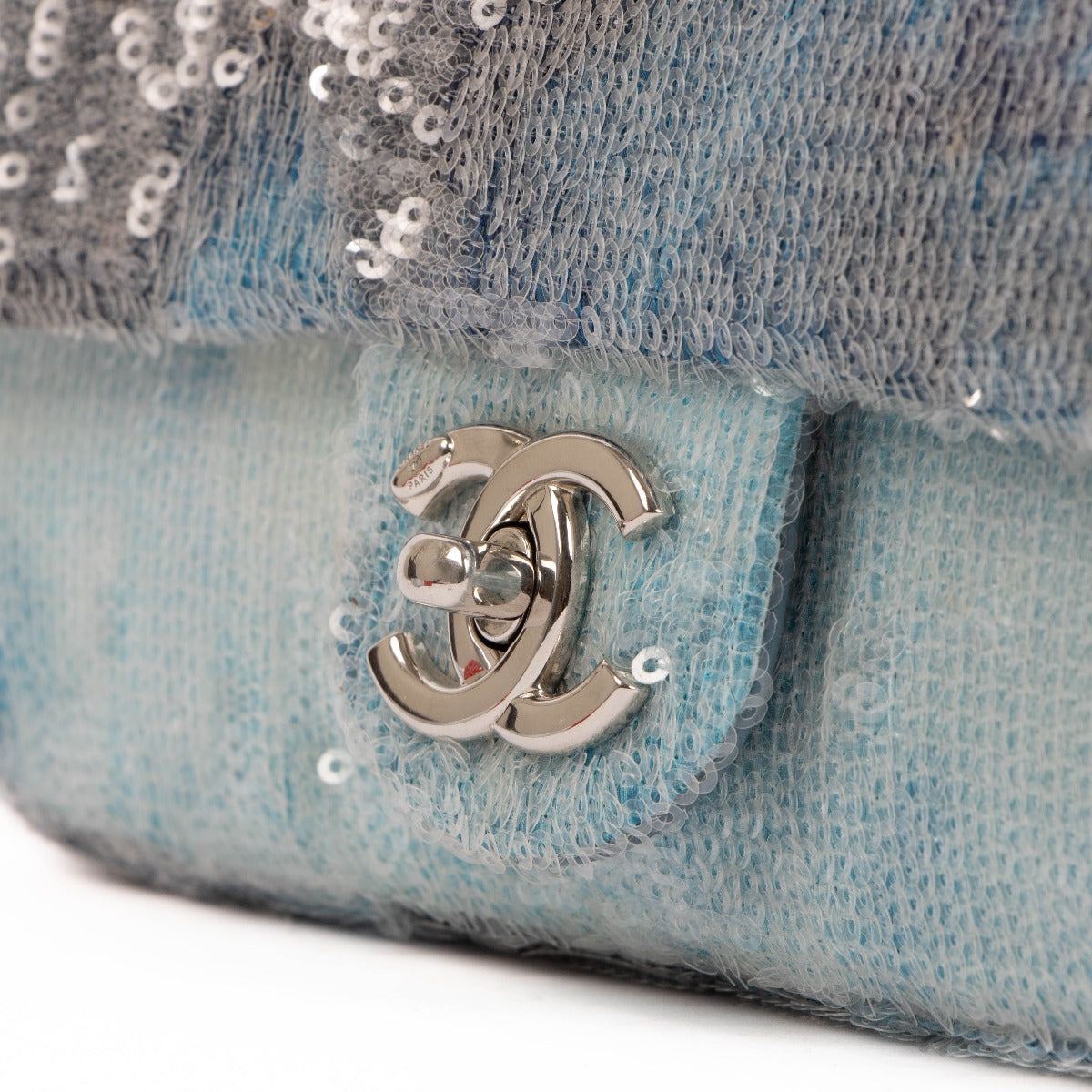 Chanel 18S Waterfall Sequin Small Classic Flap Bag