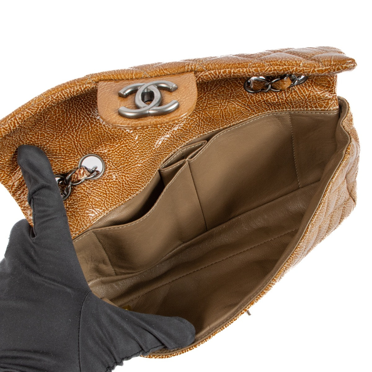 shop 100% authentic second hand Chanel Brown East West Flap Bag on Labellov.com