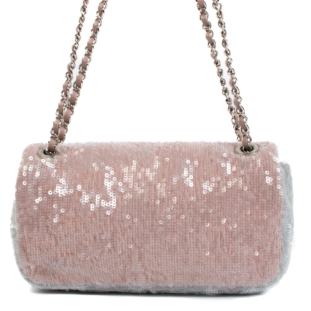 shop 100% authentic second hand Chanel 2018 Waterfall Sequin Mini Classic Flap Bag on Labellov.com