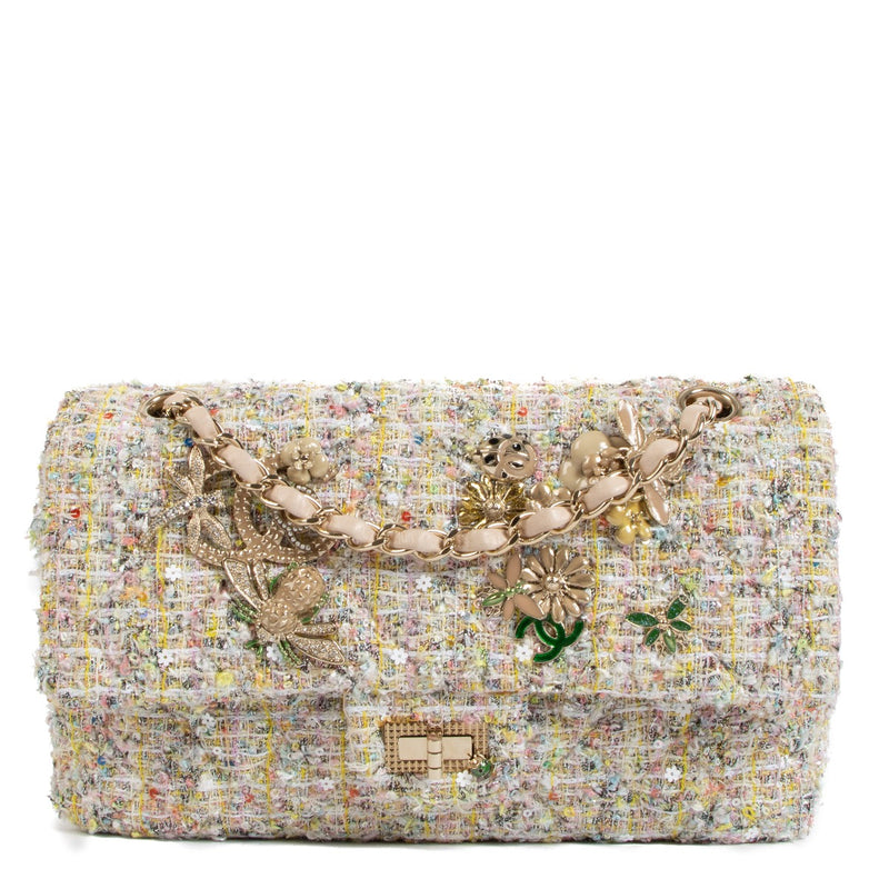 shop 100% authentic second hand Chanel 2.55 Garden Party Limited Edition Classic Flap Bag on Labellov.com