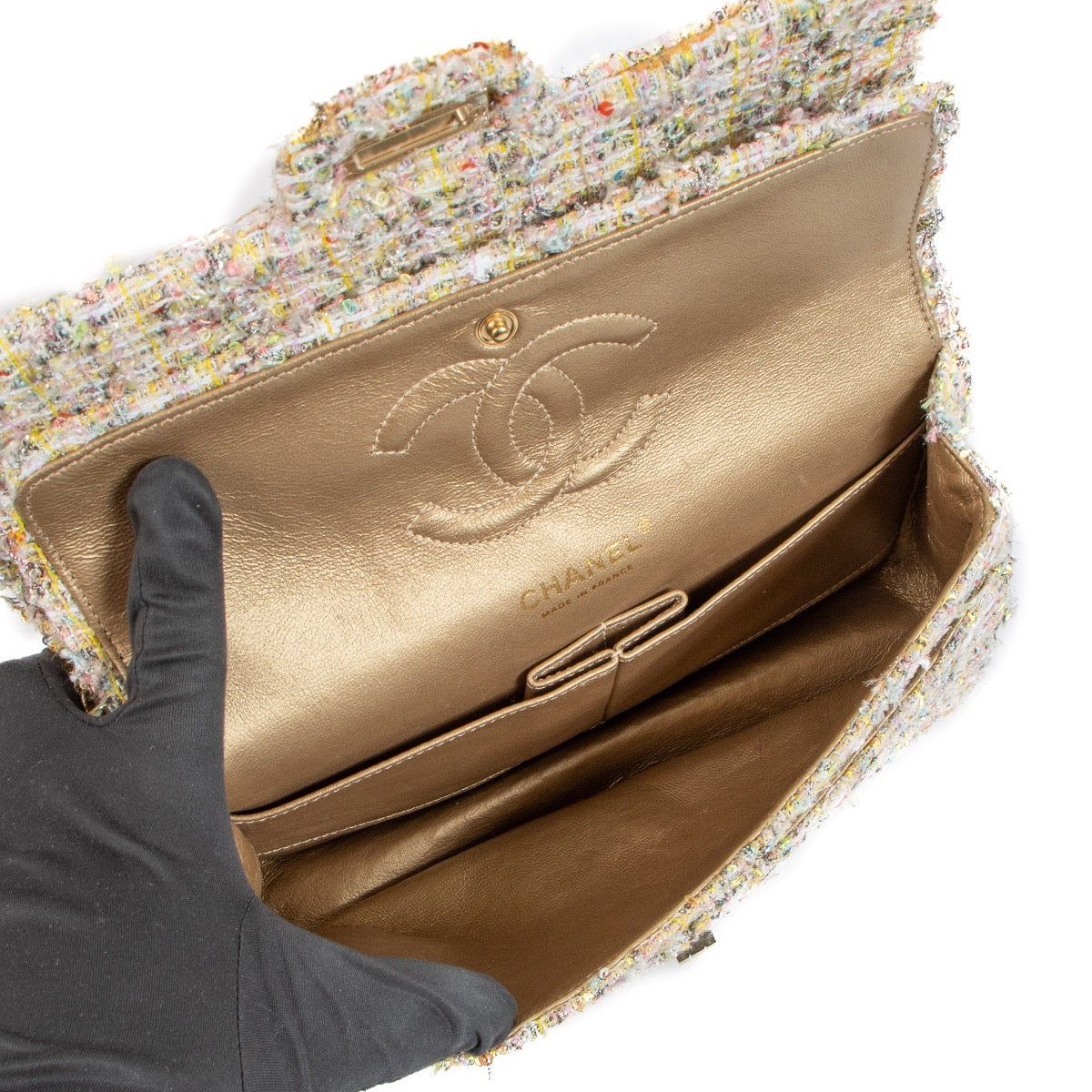 shop 100% authentic second hand Chanel 2.55 Garden Party Limited Edition Classic Flap Bag on Labellov.com