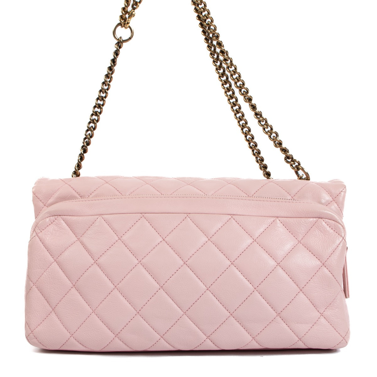 shop 100% authentic second hand Chanel Pink Calfskin Classic Flap Bag on Labellov.com