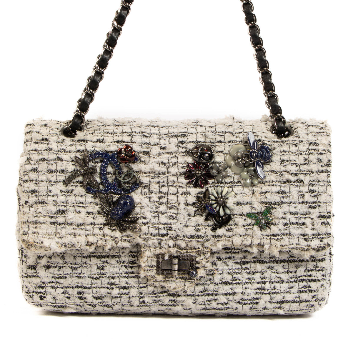 Chanel Garden Party Tweed 2.55 Bag