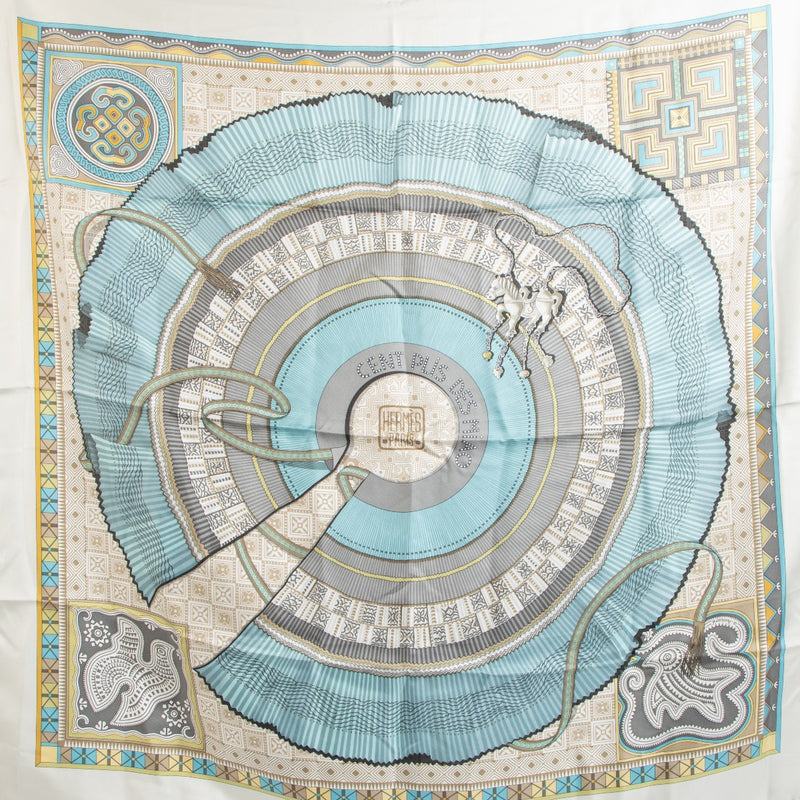 shop 100% authentic second hand Hermès Blue Cent Plis De Miao Scarf on Labellov.com