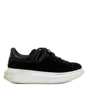 shop 100% authentic second hand Alexander McQueen Black Velvet Sneakers - Size 37 on Labellov.com