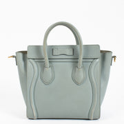 Shop safe online at Labellov in Antwerp, Brussels and KNokke this 100% authentic second hand Celine Grey Lugagge Nano Top Handle