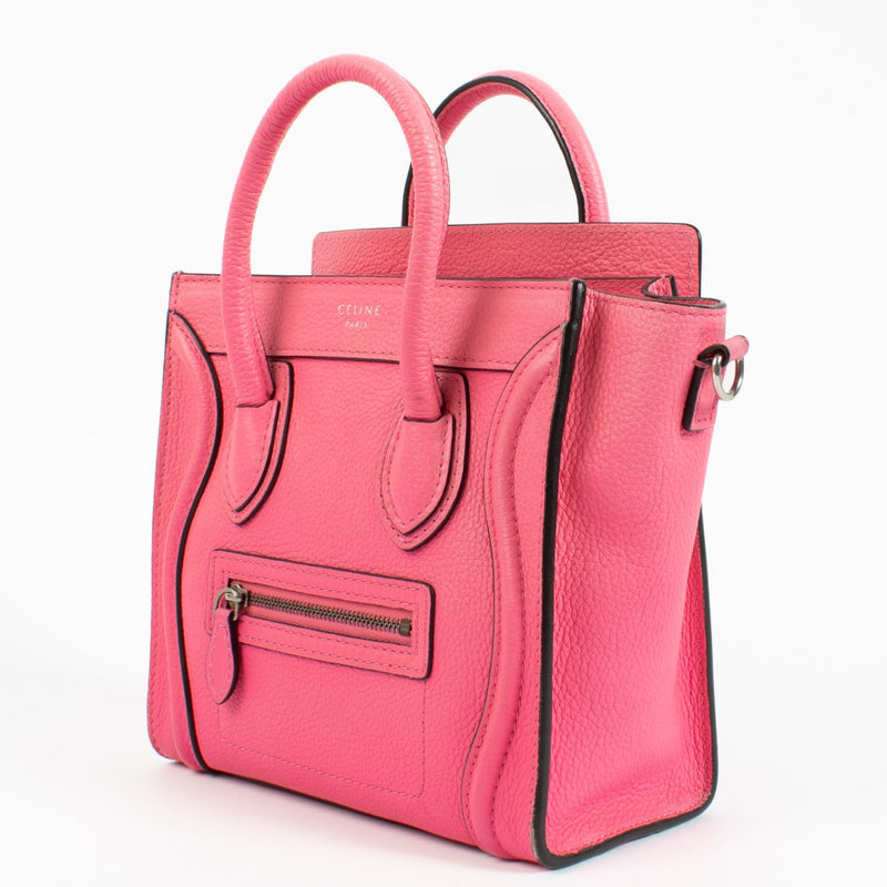 shop 100% authentic second hand Celine Pink Luggage Nano Top Handle on Labellov.com