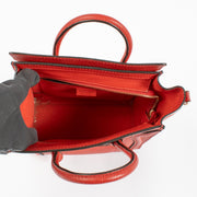 Shop safe online at Labellov in Antwerp, Brussels and Knokke this 100% authentic second hand Celine Red Luggage Nano Top handle