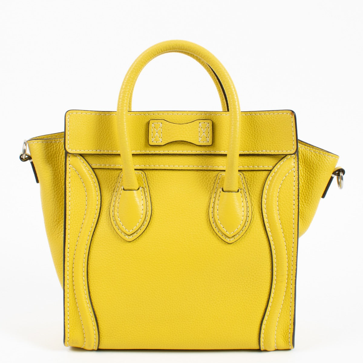 shop 100% authentic second hand Celine Yellow Luggage Nano Top handle on Labellov.com