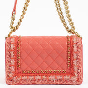 shop 100% authentic second hand Chanel Pink Small Braided Tweed Jacket Boy Bag on Labellov.com