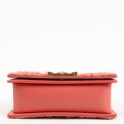 shop 100% authentic second hand Chanel Pink Small Braided Tweed Jacket Boy Bag on Labellov.com