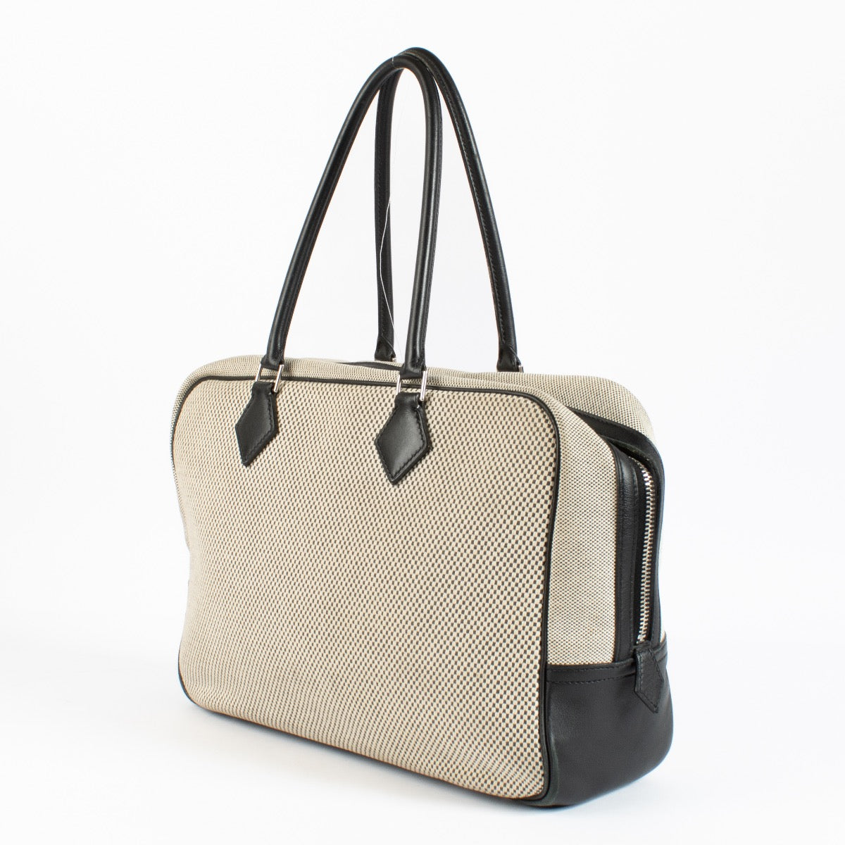 Hermès Plume 32 Canvas/Swift Tas