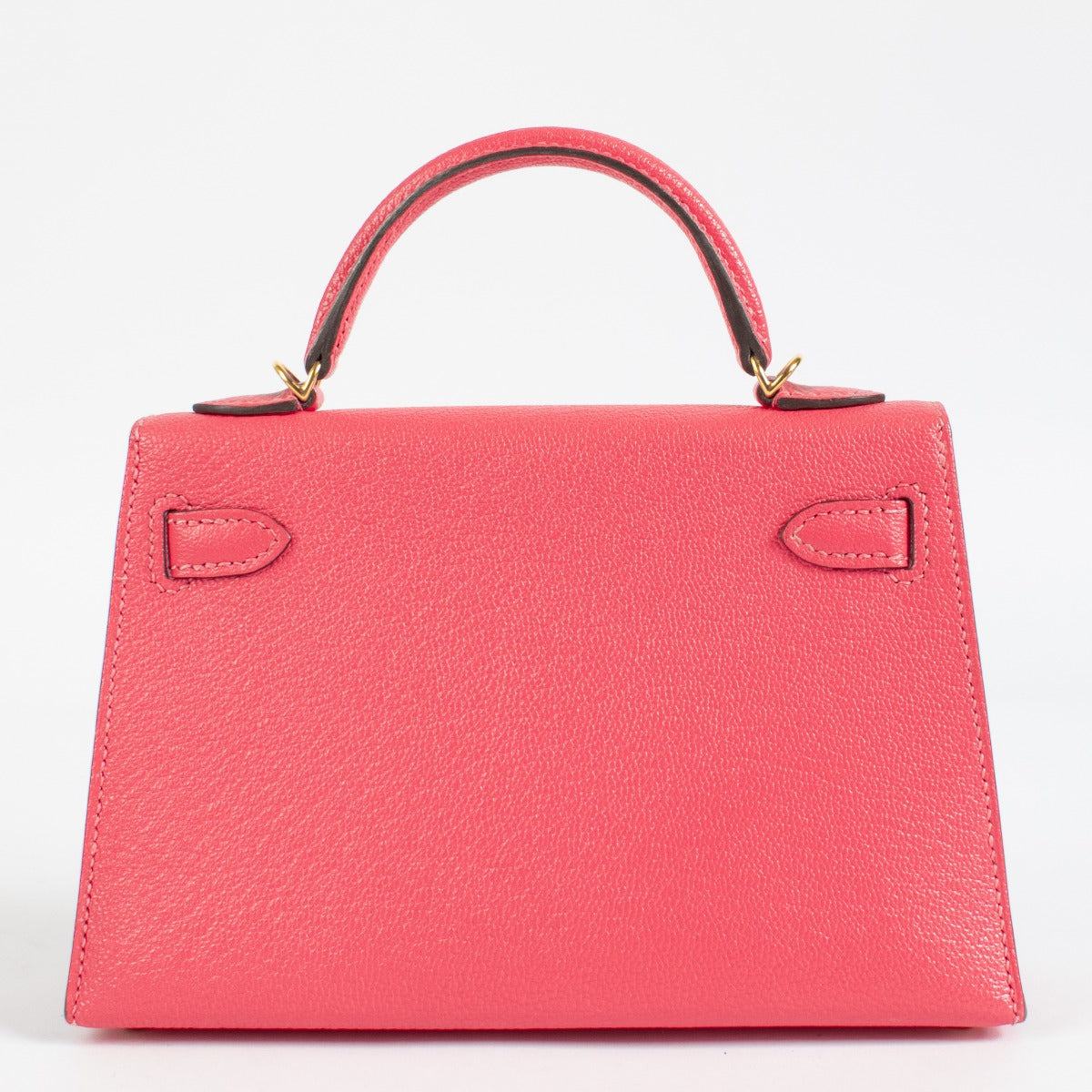 Hermès Kelly Mini II Rose Lipstick Chevre Mysore GHW
